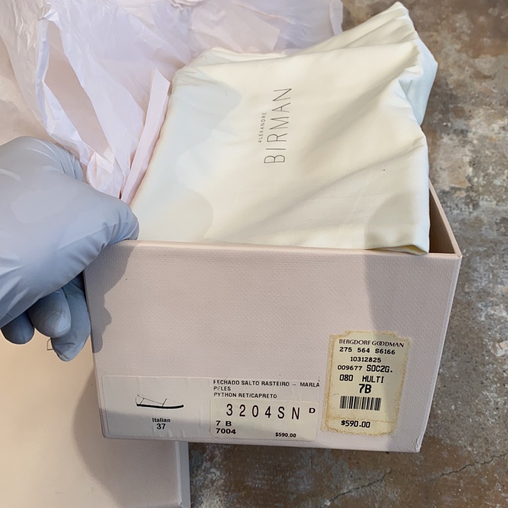 Alexandre birman python espadrilles - Picture 3 of 3